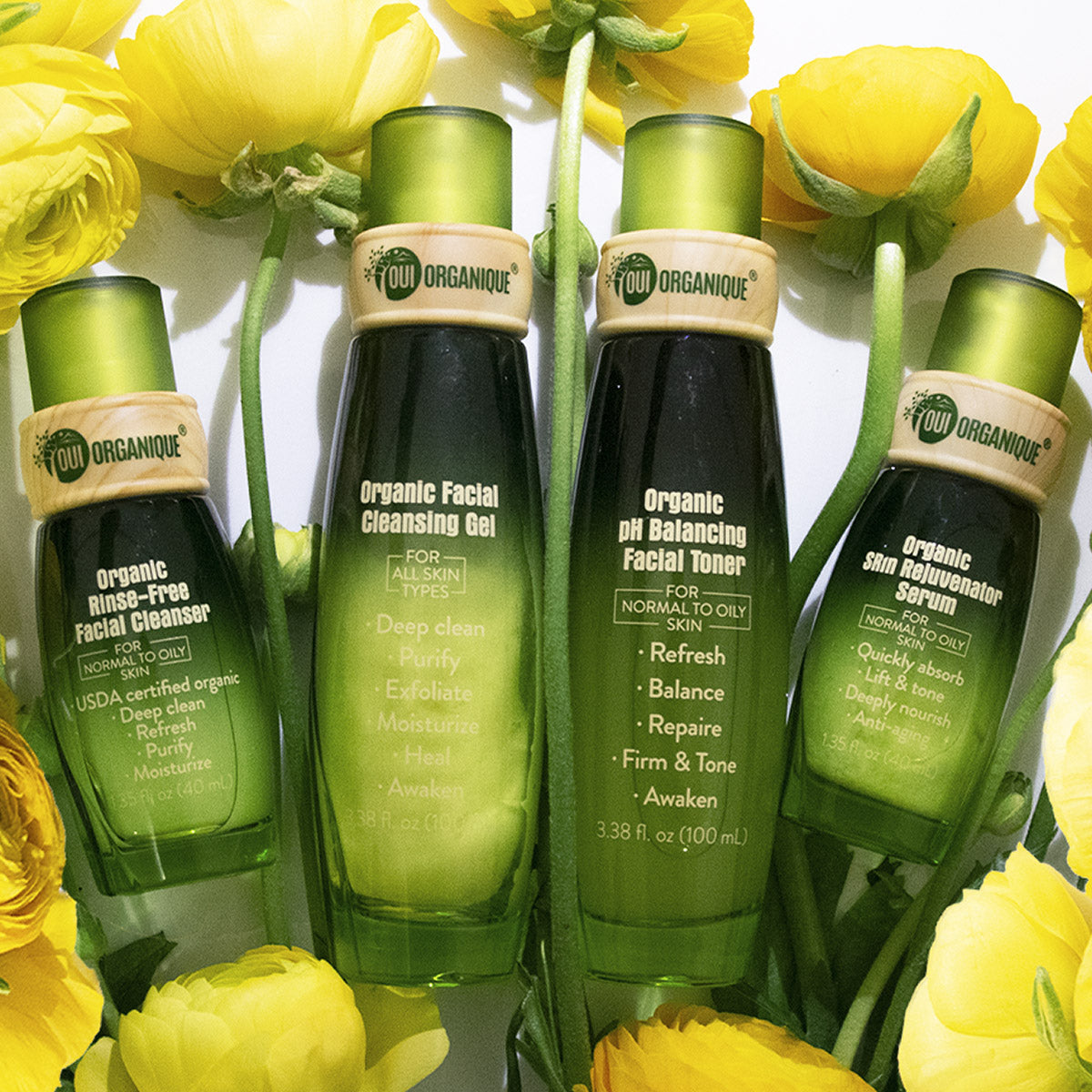 Organic Anti-Aging Sunscreen Skincare Set - Natural Moisturizer